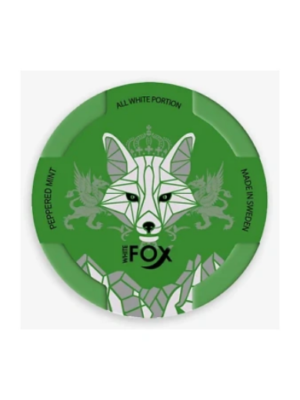 White Fox Peppered Mint Slim All White