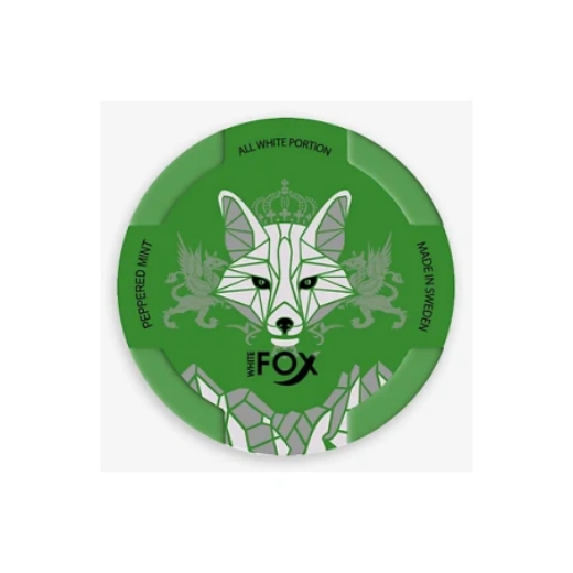 White Fox Peppered Mint Slim All White