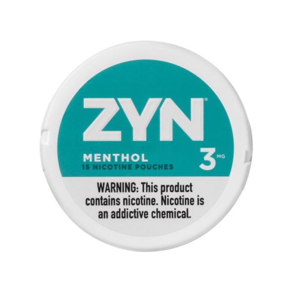 ZYN Menthol Pouches 3mg